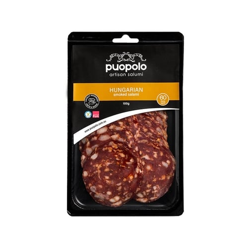 Puopolo Artisian Salumi, Hungarian Sliced 100g – Rosanna Fine Produce